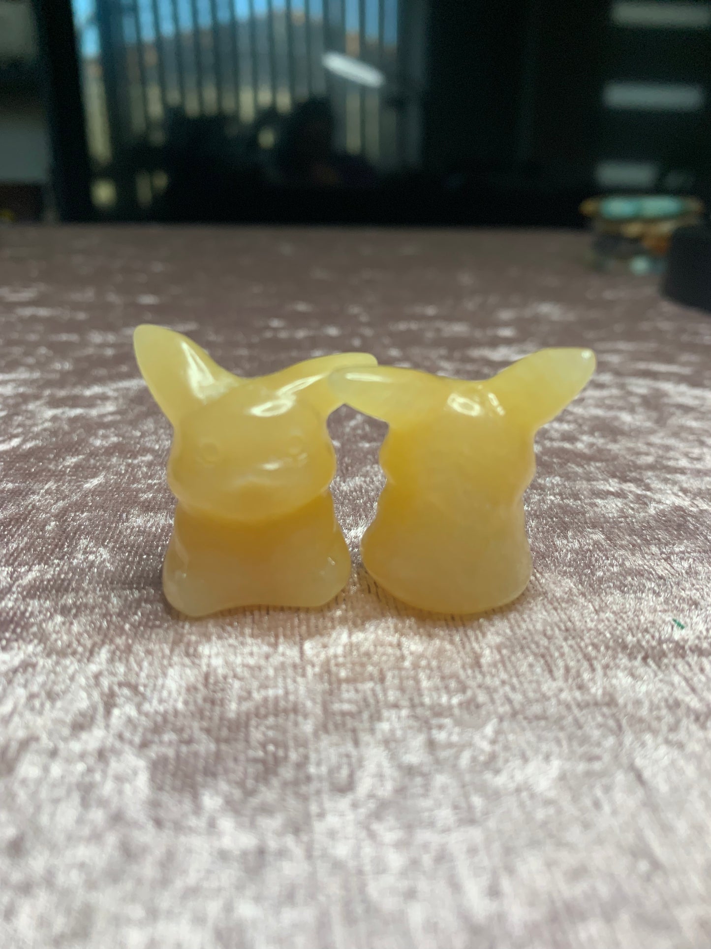 Orange Calcite Pikachu