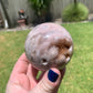 Pink Amethyst Flower Agate Sphere